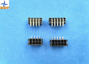 China Conector duplo da bolacha da fileira com passo de 3.0mm para o fio do fulgor do encabeçamento do Micro-ajuste do conector do PWB capaz fábrica